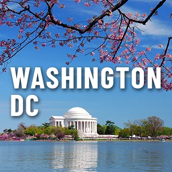 Private jet charter to Washington, DC