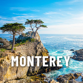 Private jet charter to Monterey and Carmel, California