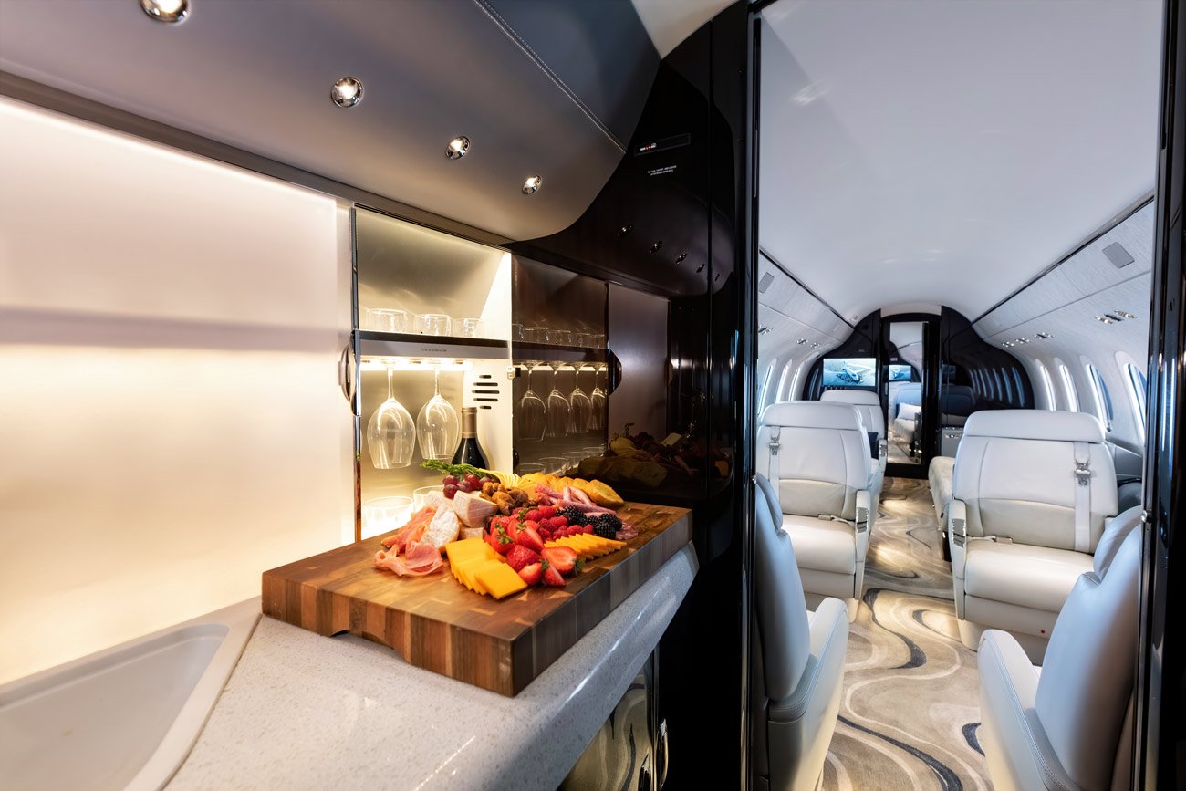 Cessna Citation cabin interior